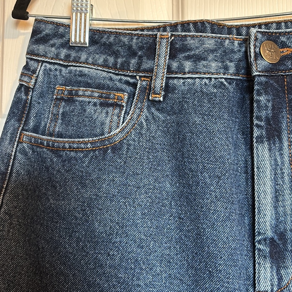 Lucy & Yack Classic High-Rise Women's Blue Denim Jeans 28R - Picture 4 of 12